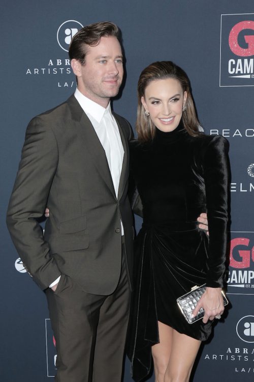 Armie Hammer and Elizabeth Chambers at the 13th Annual Go Gala in 2019