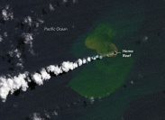 A New "Baby" Island Has Been Spotted in the Middle of the Ocean After Volcano Eruption