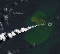 A New "Baby" Island Has Been Spotted in the Middle of the Ocean After Volcano Eruption