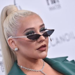 Christina Aguilera at the Daily Front Row Awards in April 2022