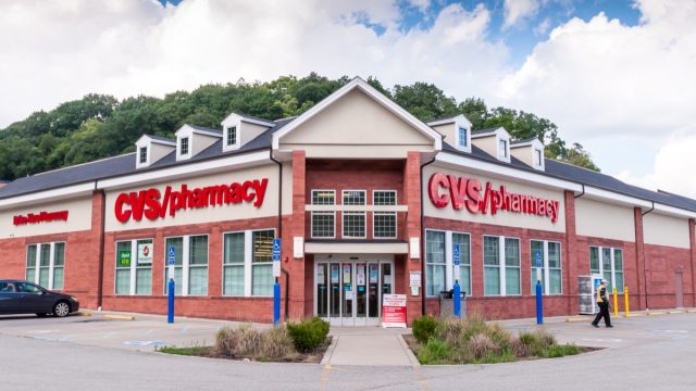 The CVS Pharmacy on Browns Hill Road on a sunny summer day