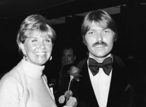 Doris Day and Terry Melcher at the Thalians Ball benefit in 1974