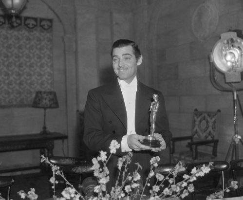 Clark Gable at the 1935 Oscars