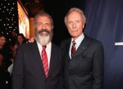 Mel Gibson and Clint Eastwood at the Hollywood Film Awards in 2016