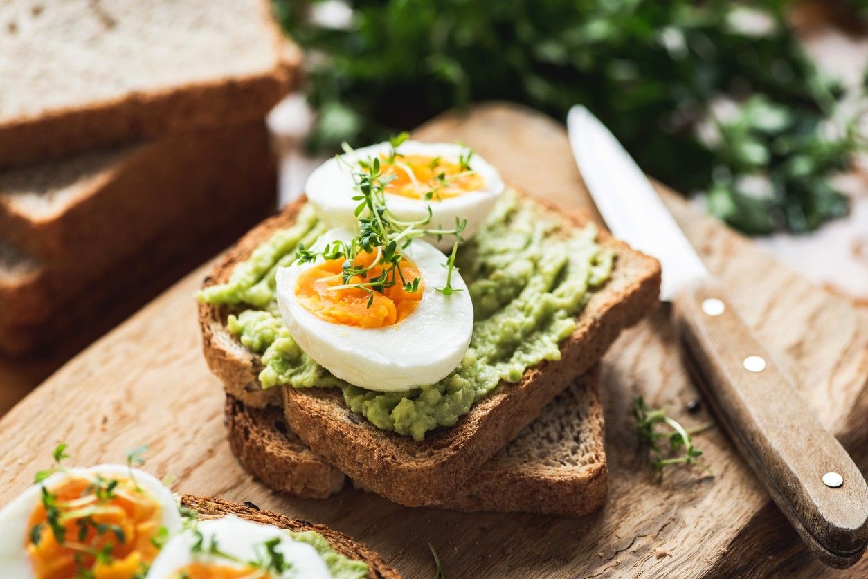 Healthy Breakfast Toast With Avocado