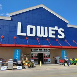 A Lowe's storefront