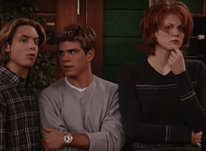 Will Friedle, Matthew Lawrence, and Maitland Ward on "Boy Meets World"