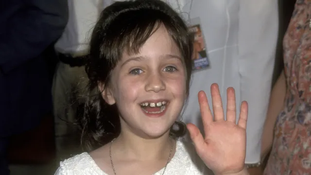 Mara Wilson at the premiere of "Nine Months" in 1995