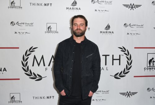 Milo Gibson at the Mammoth Film Festival in February 2022