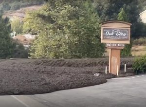 Video Shows Mudslide in California Swallowing Homes and Businesses as People Run in Panic