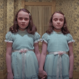 Lisa and Louise Burns in "The Shining"