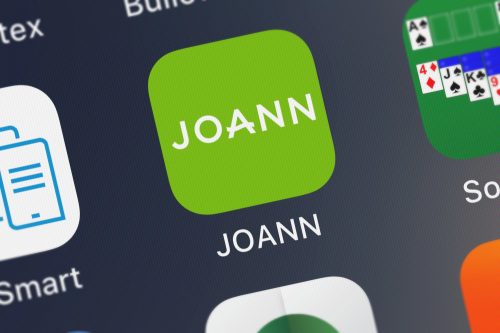joanns app on a phone