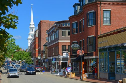 Tòa nhà lịch sử ở Portsmouth New Hampshire