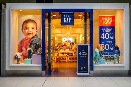 Gap Storefront with Sales