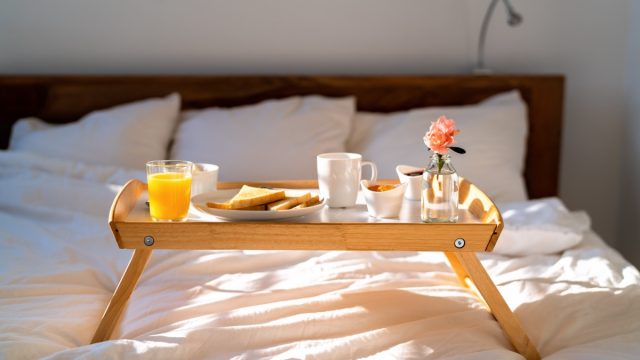 Breakfast Tray in Bed