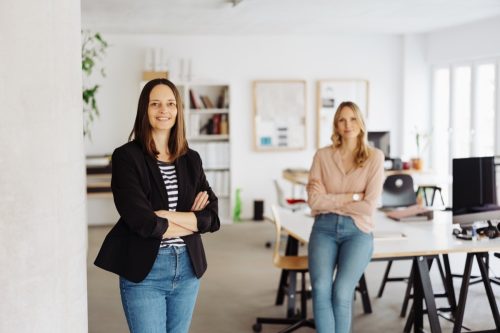 Two Women In an Office Space