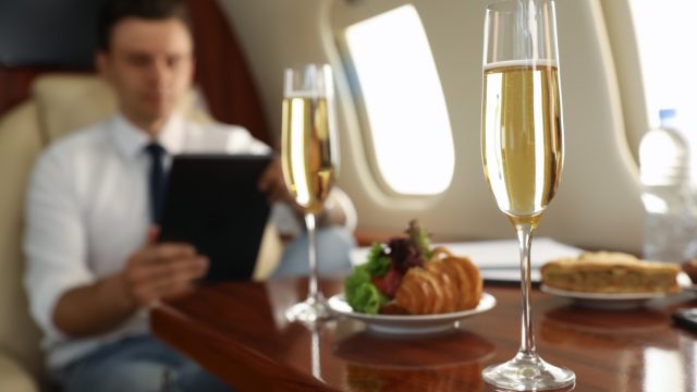 flying first class