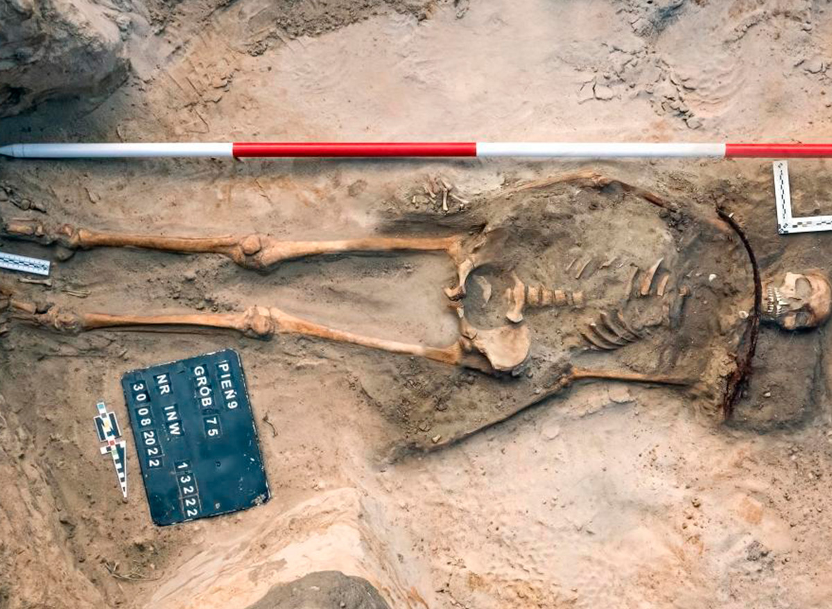 Szkielet kobiecego „wampira” odkopany na cmentarzu