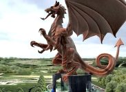 Cancer Charity Boss Who Spent $400K of Donations on Giant Dragon Statue Has Been Ordered to Pay Back $100K