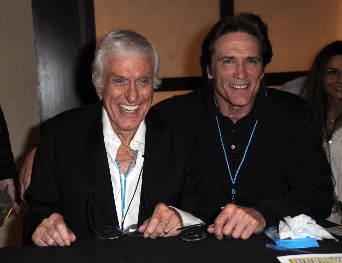 See Dick Van Dyke S Son Diagnosis Murder Co Star Barry Now   Dick And Barry Van Dyke In 2015 