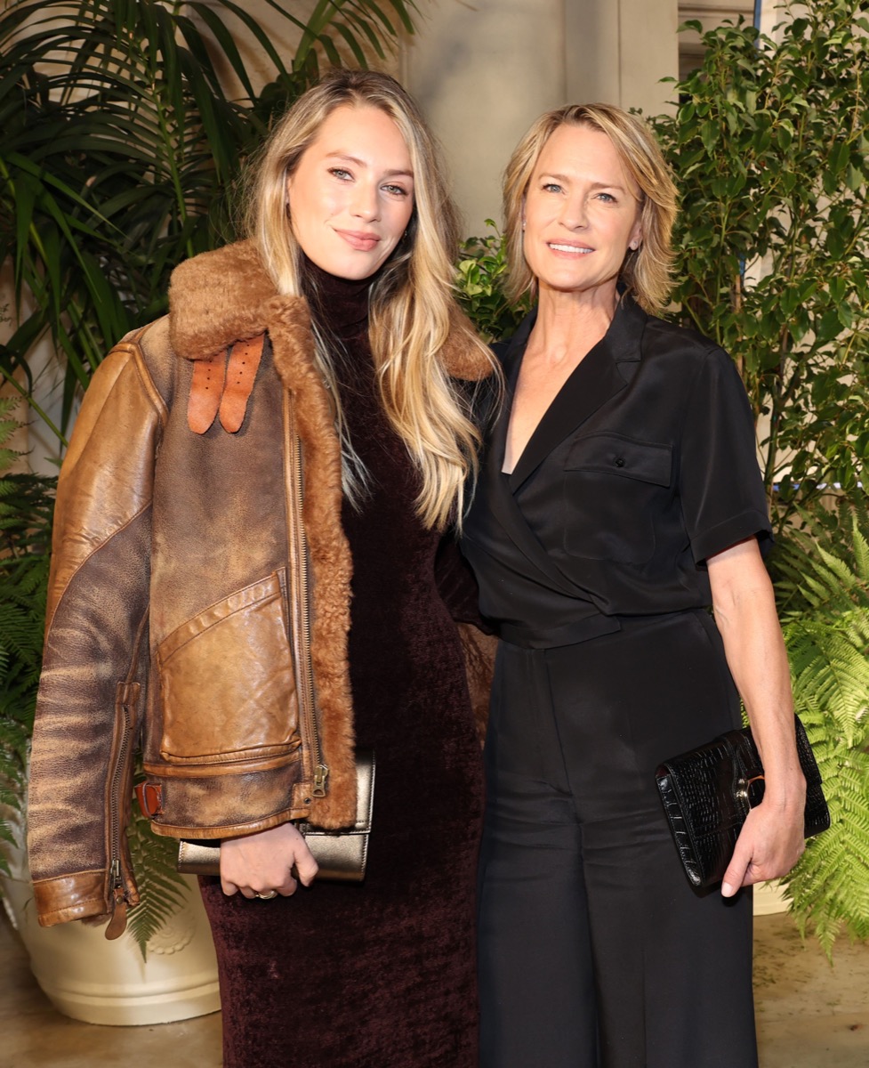 Dylan Penn and Robin Wright in 2022