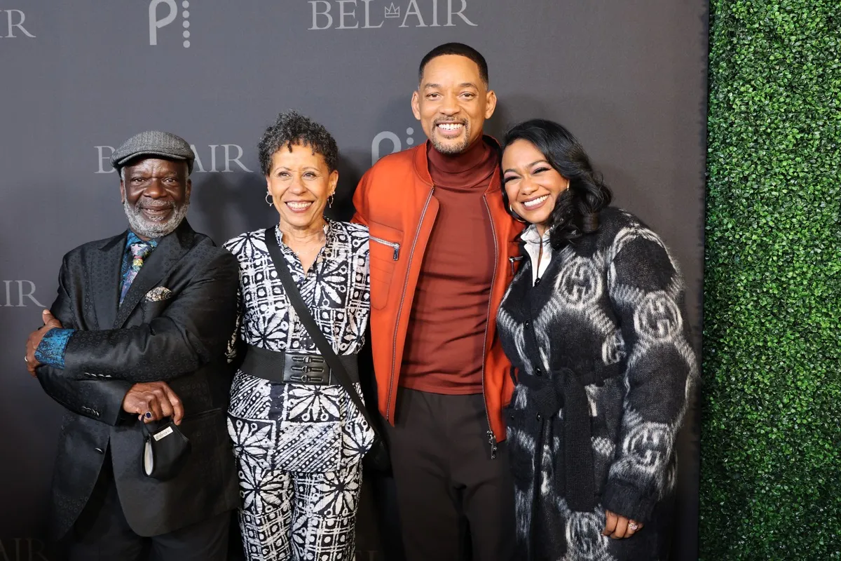 Joseph Marcell, Vernee Watson, Will Smith, and Tatyana Ali in 2022