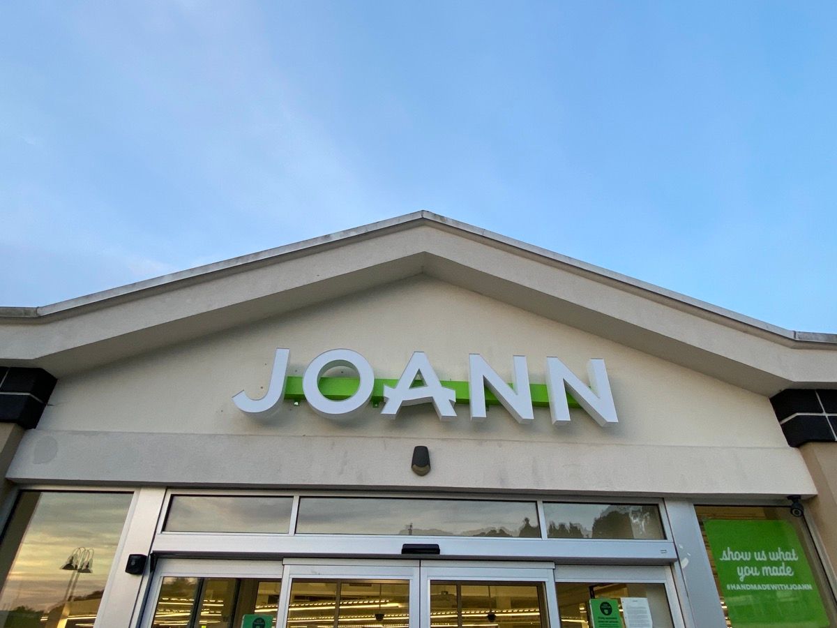 Jo Ann Fabrics Will Let Shoppers Do This For 60 Days Starting Now   JOANN Store Front 2 