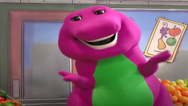 Barney on "Barney & Friends"
