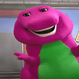 Barney on "Barney & Friends"