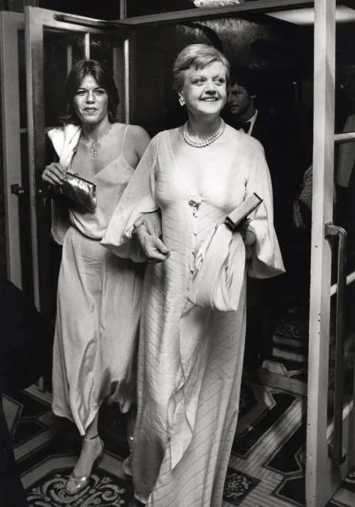 Deidre Shaw and Angela Lansbury at the 1979 Tony Awards Supper Ball