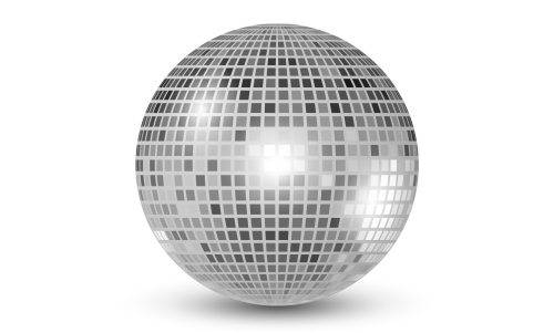 Silver disco ball emoji