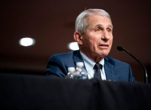 Dr. Anthony Fauci, White House Chief Medical Advisor and Director of the NIAID, testifies at a Senate Health, Education, Labor, and Pensions Committee hearing on Capitol Hill on January 11, 2022 in Washington, D.C. The committee will hear testimony about the federal response to COVID-19 and new, emerging variants.
