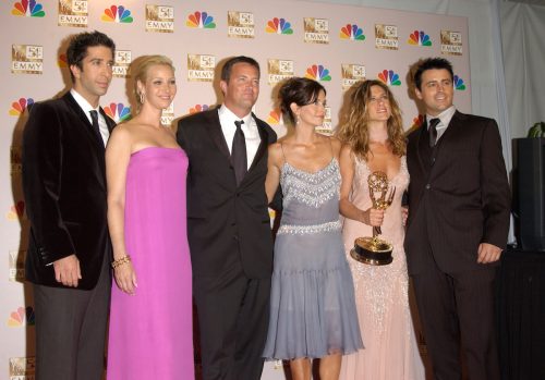 The cast of "Friends" at the 2002 Emmy Awards
