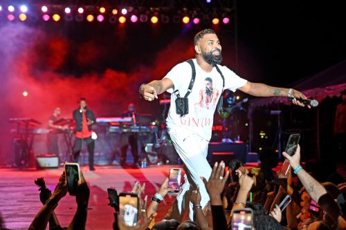 Ginuwine performing at the Kentucky State Fair in 2021