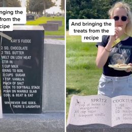 Woman Who Cooks "Gravestone Recipes" Goes Viral