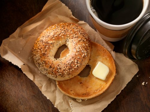 Toasted Bagel with Butter