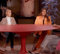 Jada Pinkett Smith and Sheree Zampino on "Red Table Talk" in October 2022