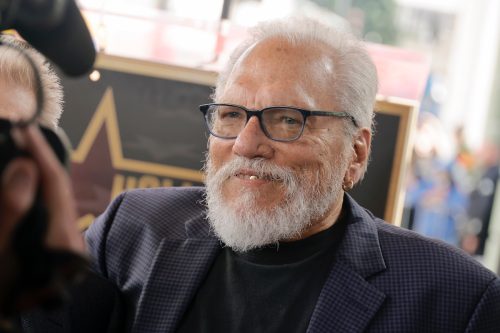 Jorma Kaukonen at the Hollywood Walk of Fame star ceremony for Jefferson Airplane in October 2022