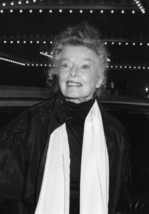 Katharine Hepburn at Planned Parenthood's 'Two Generations of Courage' tribute to Katharine Hepburn in 1988