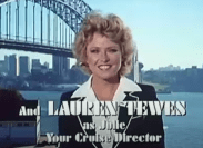 Lauren Tewes in the "Love Boat" intro sequence