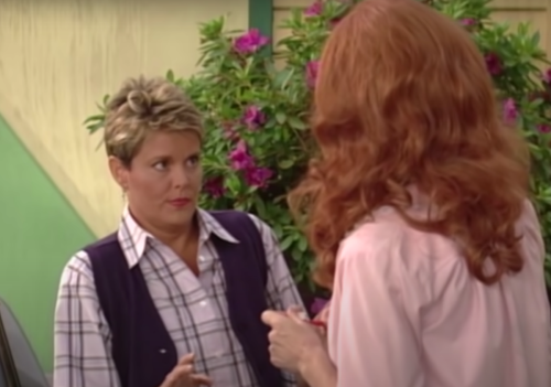 Amanda Bearse and Katey Sagal on "Married... with Children"