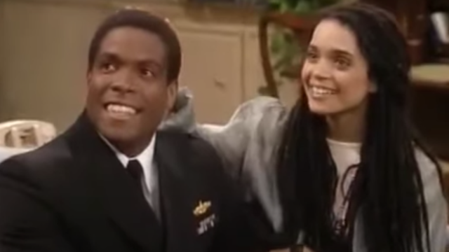 Joseph C. Phillips and Lisa Bonet on "The Cosby Show"