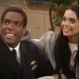 Joseph C. Phillips and Lisa Bonet on "The Cosby Show"