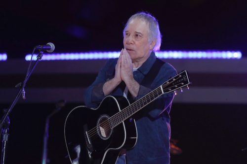 Paul Simon performing at 2021 Global Citizen Live in New York City