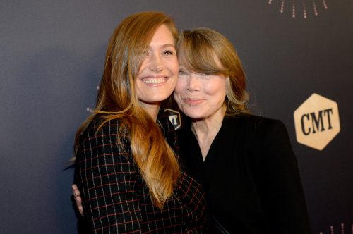 Schuyler Fisk and Sissy Spacek at 2018 CMT Artists of the Year