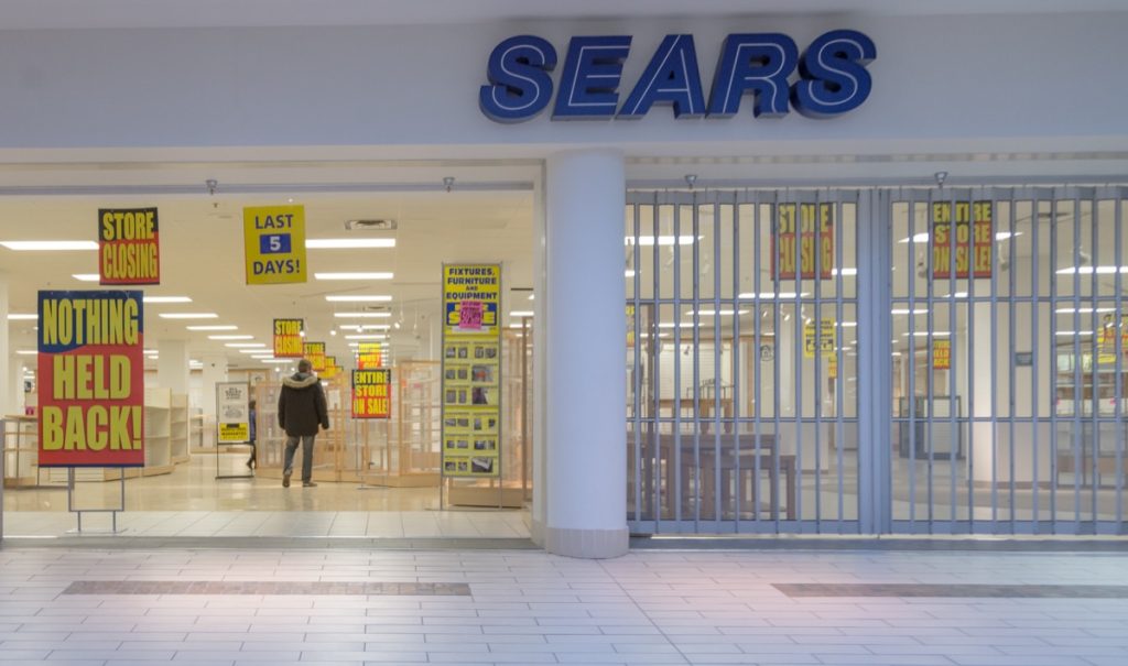 sears department store closing sales