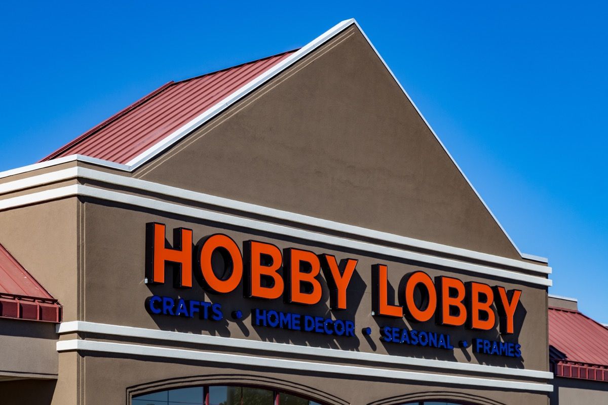 Hobby Lobby Won't Let Shoppers Do This in Stores in October