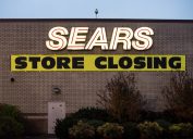 sears store with closing sign