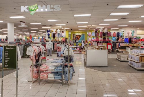 current interior of a kohl's store
