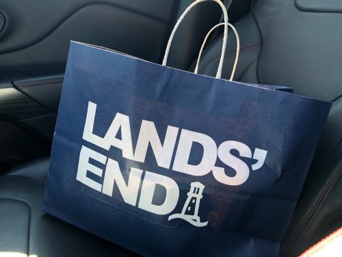 Lands' End tote bag